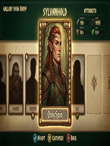 Sylvanhold elf karakter portresi