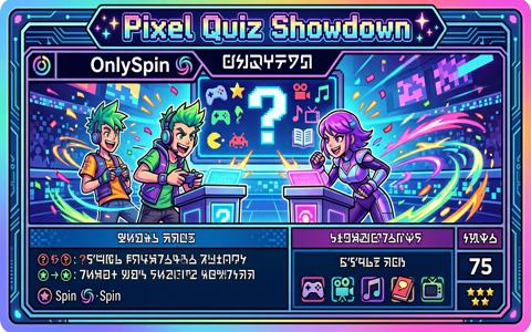 Pixel Quiz Showdown popüler kültür yarışma oyunu